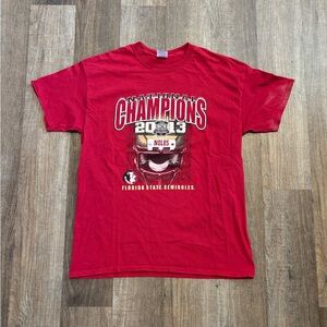 2013 FSU NCAA Football National Champions Tee Shirt